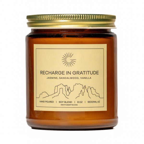 RECHARGE IN GRATITUDE CANDLE