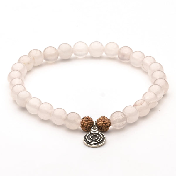 GRATITUDE IS LOVE ROSE QUARTZ BRACELET WOMEN'S